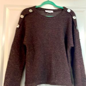 Light woven sweater.  A blend of colors.  See picture.